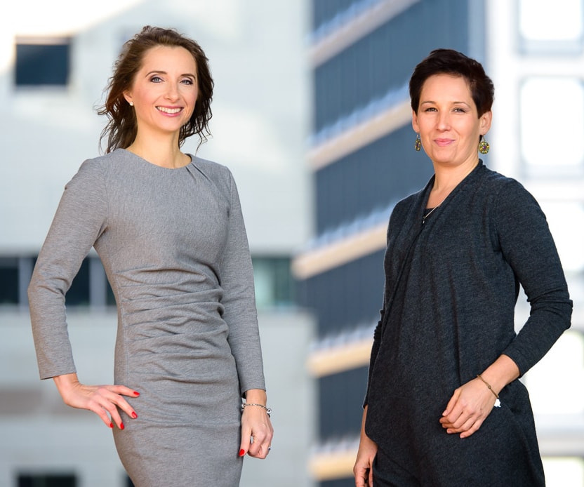 Agnieszka Kalandyk i Izabela Kraśnicka