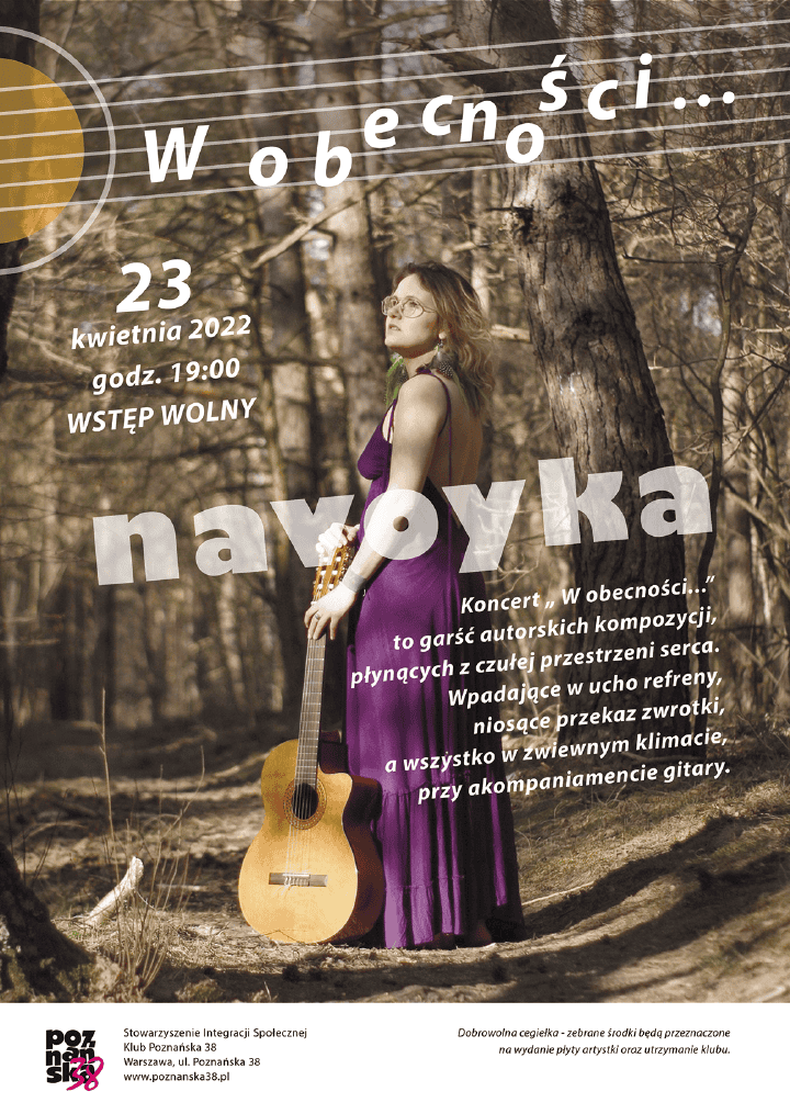 Koncert Navoyka - Druki Ulotne - Wojciech Zych